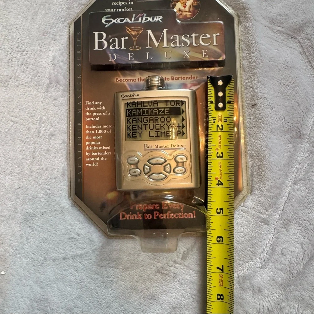 Excalibur BarMaster Deluxe Drink Recipe Assistant‎ NIB 1000+ Recipes